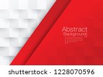 red and white abstract texture. ... | Shutterstock .eps vector #1228070596