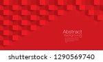red abstract texture. vector... | Shutterstock .eps vector #1290569740