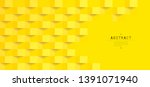 yellow abstract texture. vector ... | Shutterstock .eps vector #1391071940