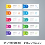 infographics design vector... | Shutterstock .eps vector #1467096110