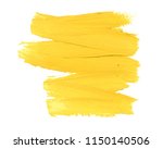 abstract yellow hand painted... | Shutterstock .eps vector #1150140506