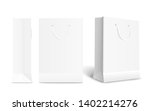white paper shopping bag set... | Shutterstock .eps vector #1402214276