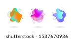 vivid gradient spots with... | Shutterstock . vector #1537670936