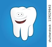 happy smiling healthy tooth... | Shutterstock .eps vector #119029843