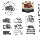 et of food truck festival... | Shutterstock .eps vector #317842919