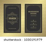 luxury business card and... | Shutterstock .eps vector #1030191979