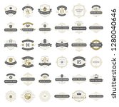 wedding titles and logos vector ... | Shutterstock .eps vector #1280040646