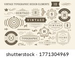 vintage typographic design... | Shutterstock .eps vector #1771304969