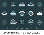 seafood logos or signs set... | Shutterstock .eps vector #1846498663