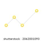 linear diagram 3d icon. visual... | Shutterstock .eps vector #2062001093