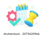 successful business planning... | Shutterstock .eps vector #2075620966