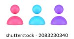 collection multicolored human... | Shutterstock .eps vector #2083230340