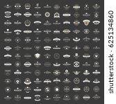 vintage logos design templates... | Shutterstock .eps vector #625134860