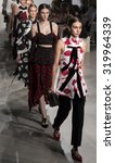 Small photo of New York, NY - September 16, 2015: Aubree Rivera walks the runway at the Proenza Schouler fashion show during the Spring Summer 2016 New York Fashion Week
