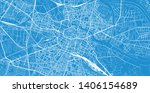 urban vector city map of... | Shutterstock .eps vector #1406154689