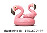 summertime pink inflatable... | Shutterstock . vector #1461670499