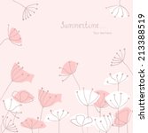 floral background  rasterized | Shutterstock . vector #213388519