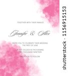 wedding invitation pattern with ... | Shutterstock .eps vector #1156915153