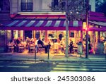 France background street caffe 