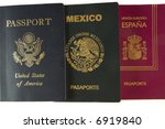 three passports | Shutterstock . vector #6919840