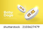 baby doge coin  babydoge ... | Shutterstock .eps vector #2103627479