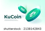 kucoin token  kcs  banner. kcs... | Shutterstock .eps vector #2138142843