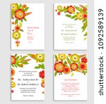 wedding or other invitation... | Shutterstock .eps vector #1092589139