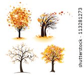 Autumn Tree Set