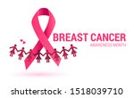 breast cancer awareness month... | Shutterstock .eps vector #1518039710