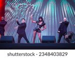 Small photo of Sydney, Australia - October 19th 2019: Kelly Rowland performs at The Everest Day race day at Royal Randwick Racecourse on October 19th, 2019 in Sydney, Australia.