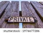 Old Private Sign In Germany  ...