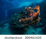 Shipwreck Among Coral Reefs....
