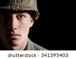 Portrait Of Vietnam War Era U.S. Soldier