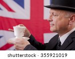 English Gentleman Drinking Tea