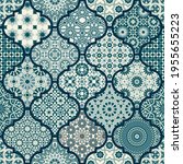 arabic decorative azulejos... | Shutterstock .eps vector #1955655223