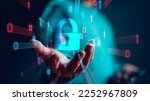 Small photo of Internet network security, user privacy security and encryption, secure internet access Future technology and cybernetics, Cyber Security Data Protection, Business Technology Privacy concept.