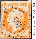 France   Circa 1856  A Postage...