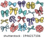 Bow Clipart. Set Of Decorative...