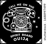 ouija board. occultism set.... | Shutterstock .eps vector #1688997499