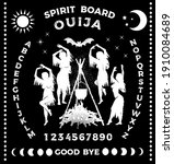 ouija boards with witches... | Shutterstock .eps vector #1910084689