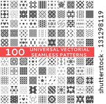 100 universal different vector... | Shutterstock .eps vector #131298119
