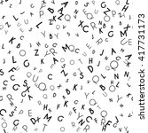 random letters seamless pattern.... | Shutterstock . vector #417731173