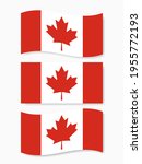 set of isolated canada country  ... | Shutterstock .eps vector #1955772193