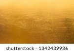 shiny yellow leaf gold metall... | Shutterstock . vector #1342439936