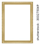 gold picture frame | Shutterstock . vector #303275069
