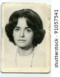 Vintage Photo Of Young Girl ...