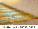 Closeup Of Multicolour Yarn On...