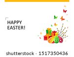 easter. composition for your... | Shutterstock . vector #1517350436