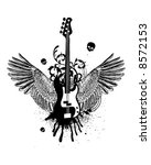 guitar wings | Shutterstock .eps vector #8572153