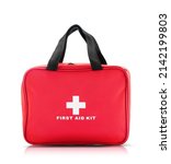 Red bag with first aid kit...